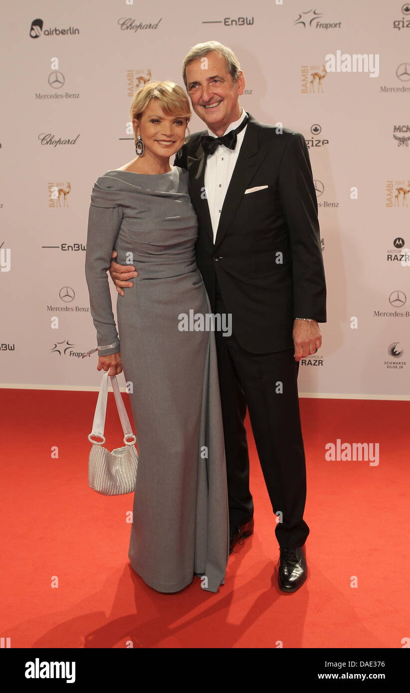 German Actress Uschi Glas And Her Husband Dieter Hermann Arrive For The Bambi Award In Wiesbaden Germany 10 November 2011 The Bambis Are The Main German Media Awards And Are Presented For