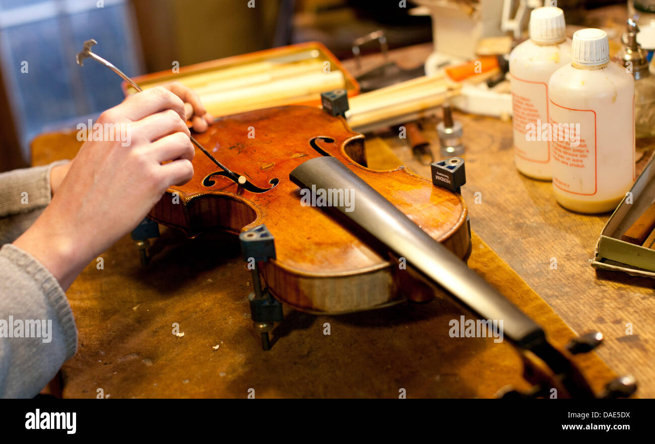 Maker of stringed instruments hires stock photography and images Alamy
