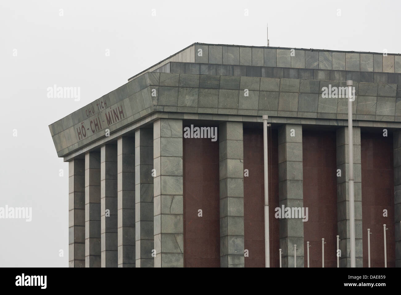 The Ho Chi Minh Mausoleum in Hanoi, Vietnam Stock Photo