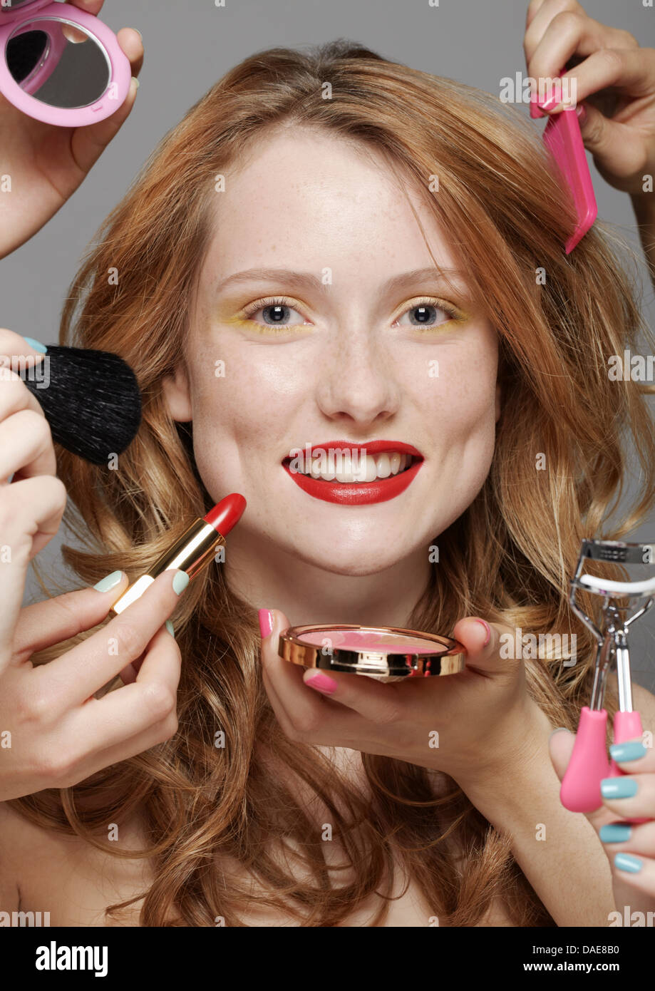Headshot head shot portrait make up make up cosmetics hires stock photography and images Alamy