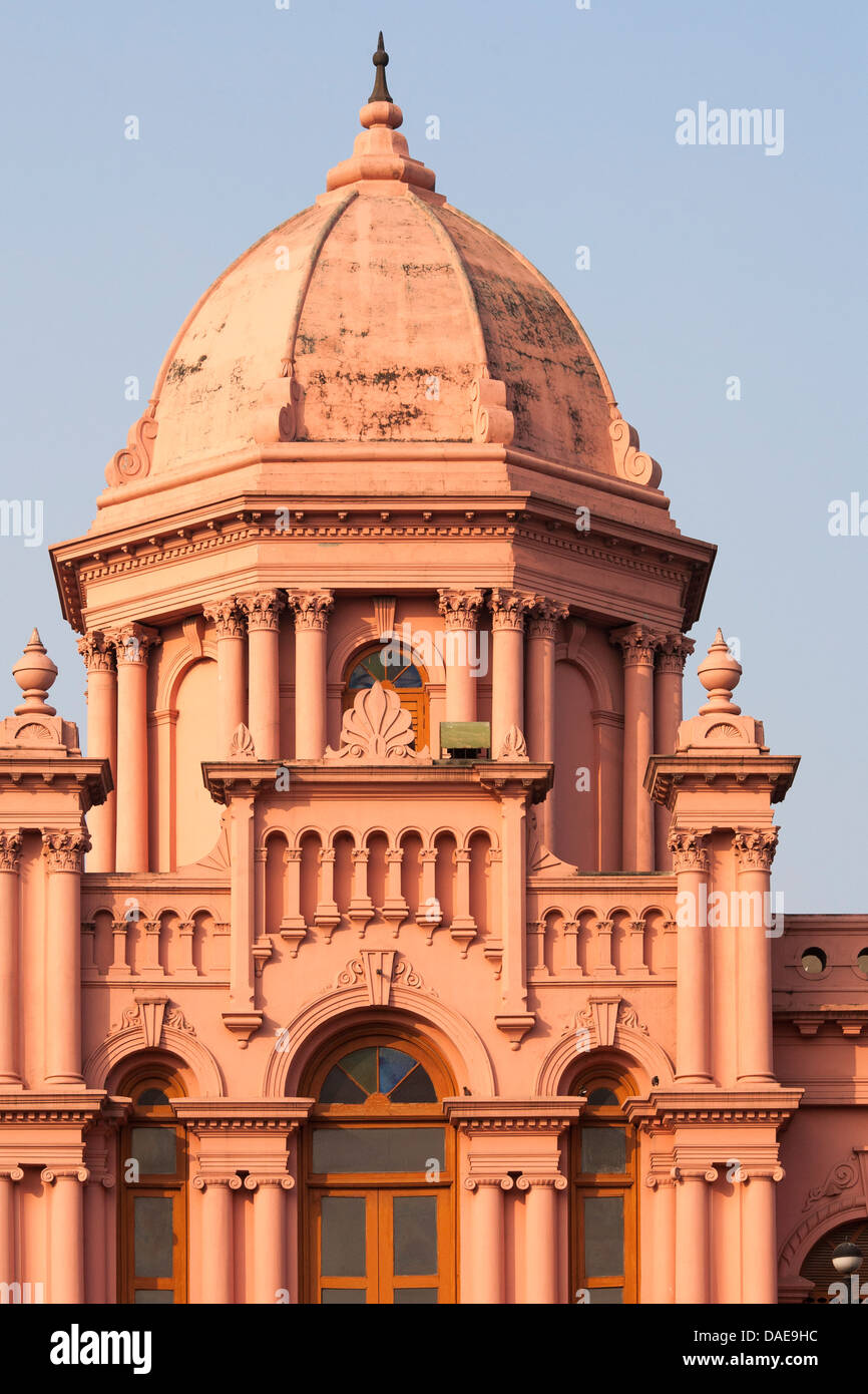 Ahsan Manzil, or the pink palace a historic house and palace in the city of Dhaka Bangladesh Stock Photo