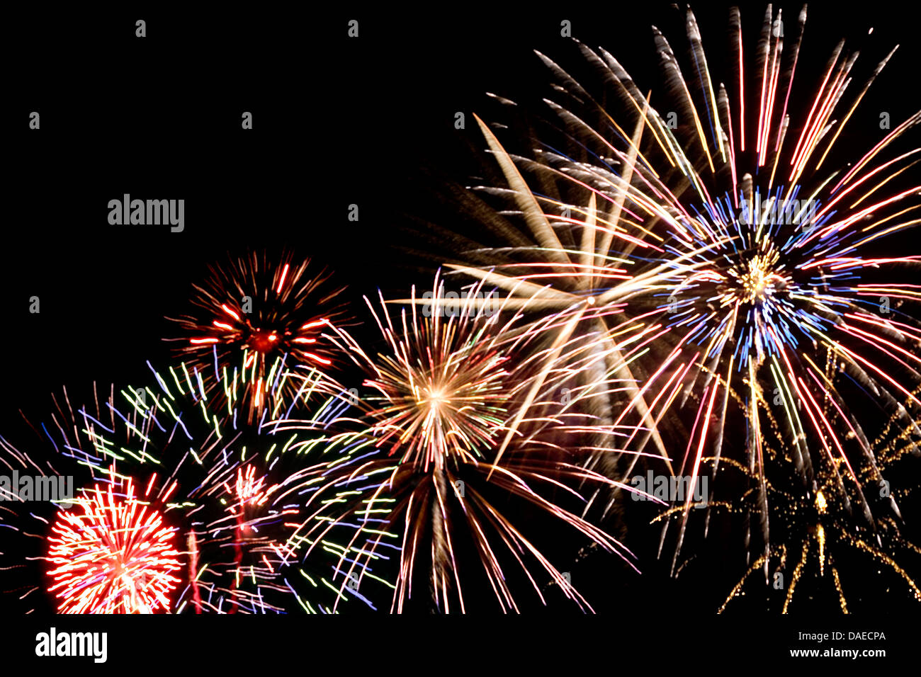 FIREWORK DISPLAY Stock Photo Alamy