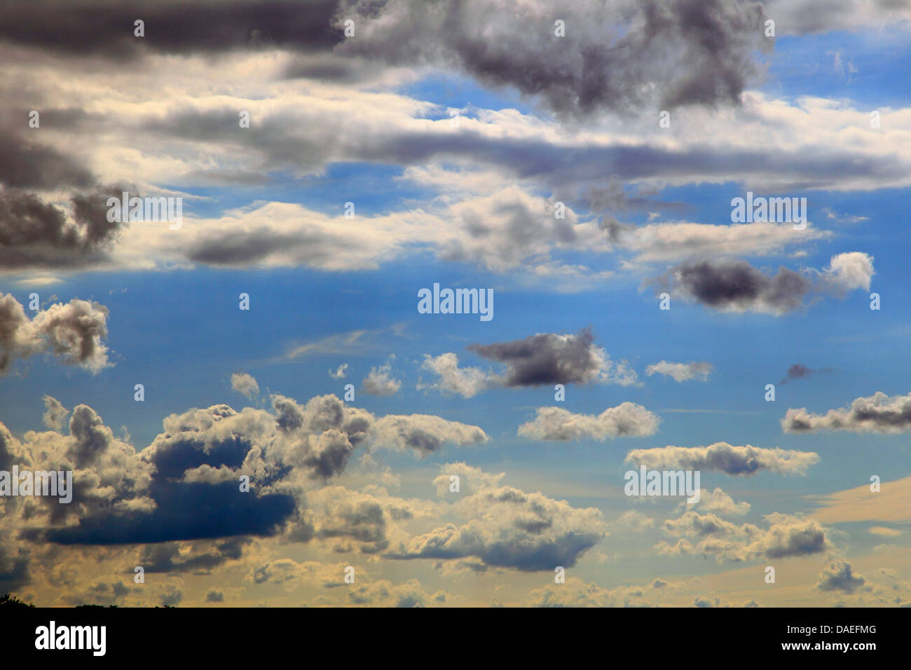 clouds, Germany Stock Photo