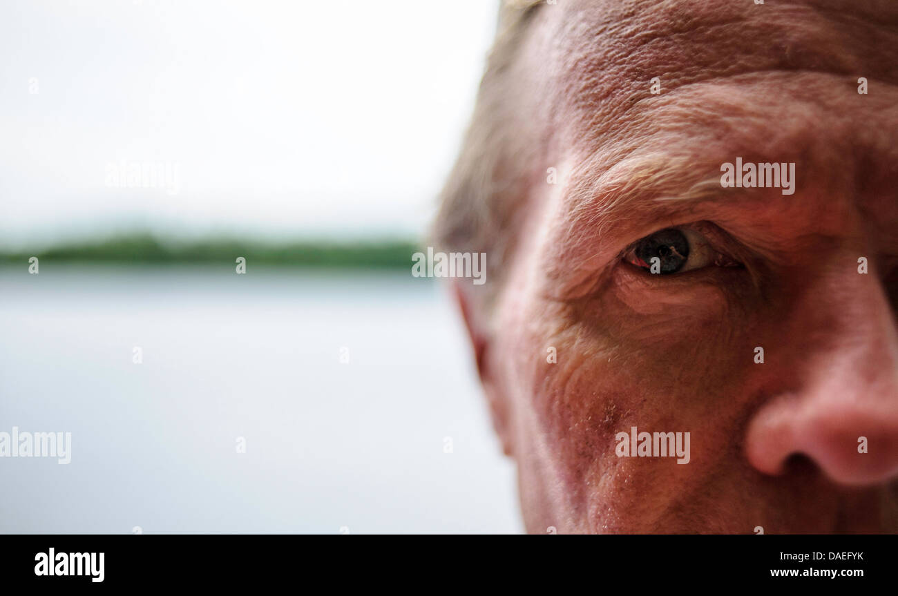 Mans eye close up hi-res stock photography and images - Alamy