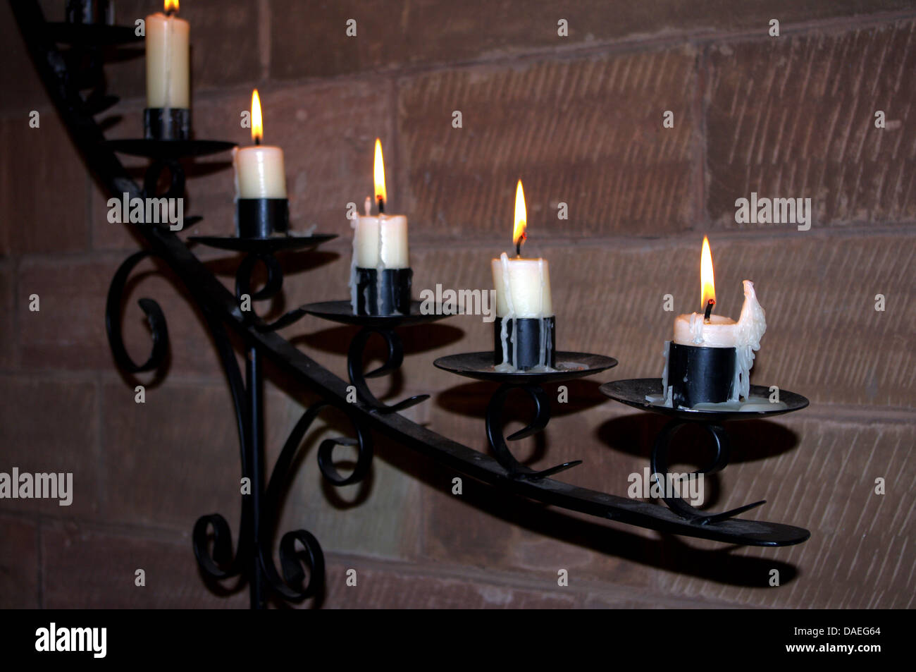 Church candelabra hi-res stock photography and images - Alamy
