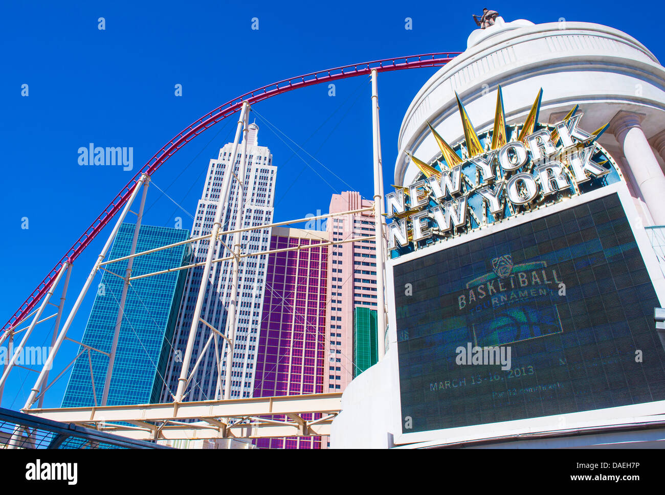 New York-New York Hotel & Casino in Las Vegas Stock Photo - Alamy