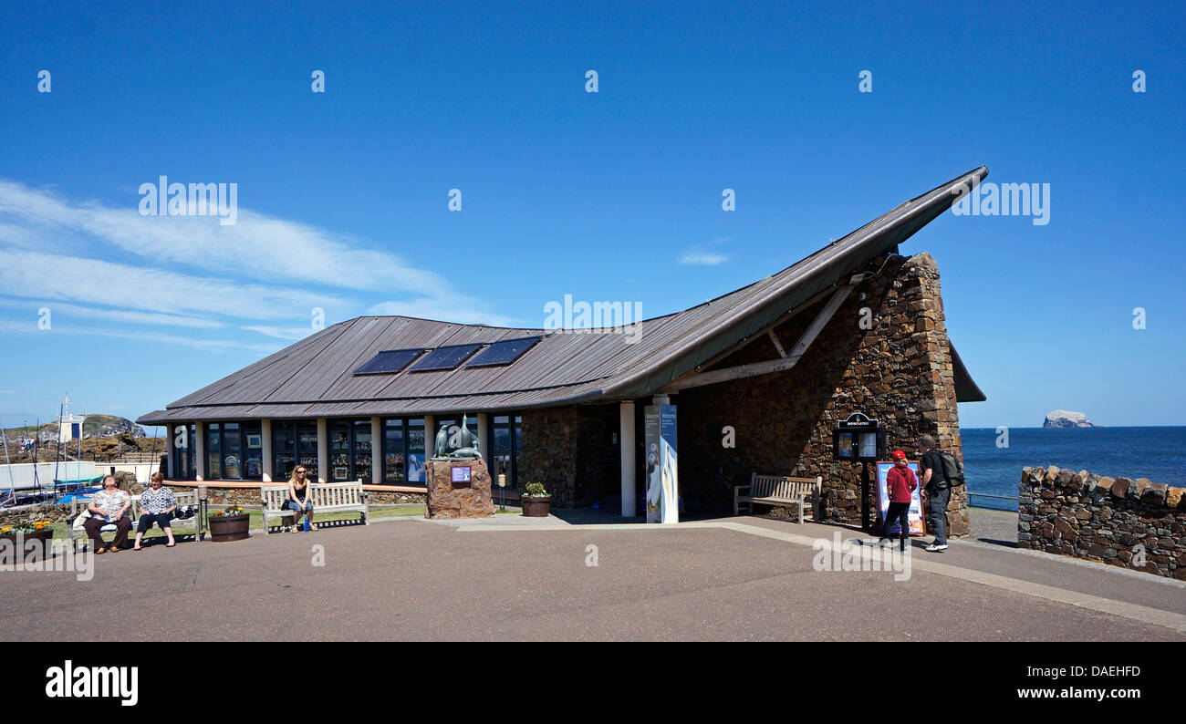 The Scottish Seabird Centre at the harbour in North Berwick East Lothian Scotland Stock Photo