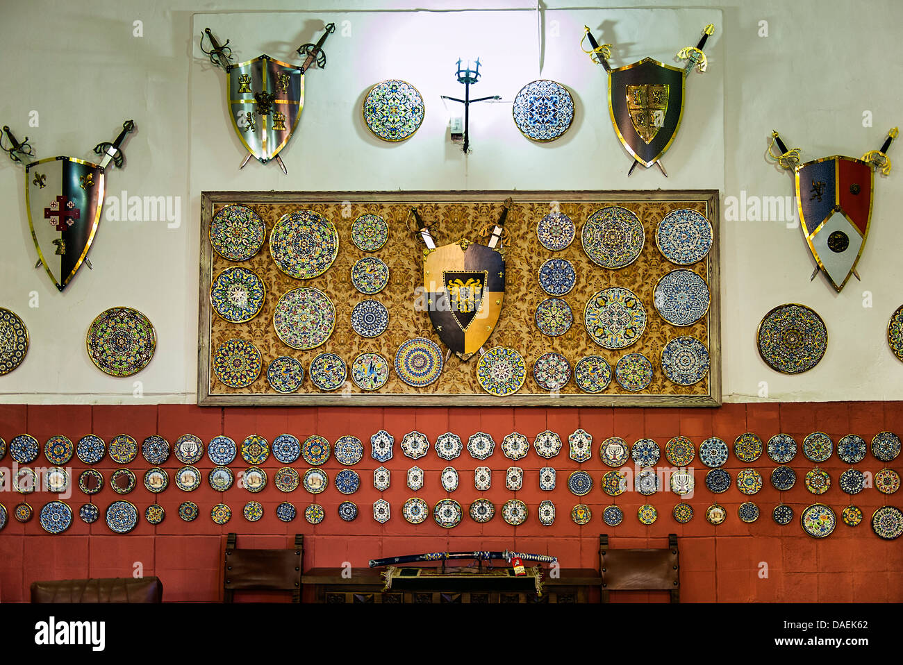 Medeivil armored souvenirs, Toledo, Spain Stock Photo
