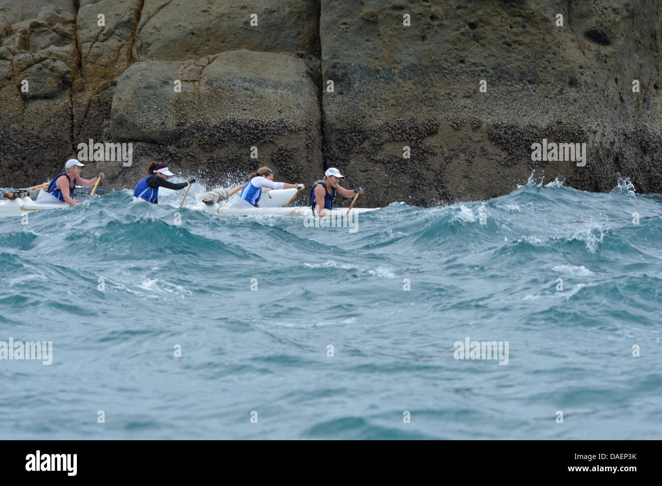 Canoe Paddling on Hamilton Island Stock Photo Alamy