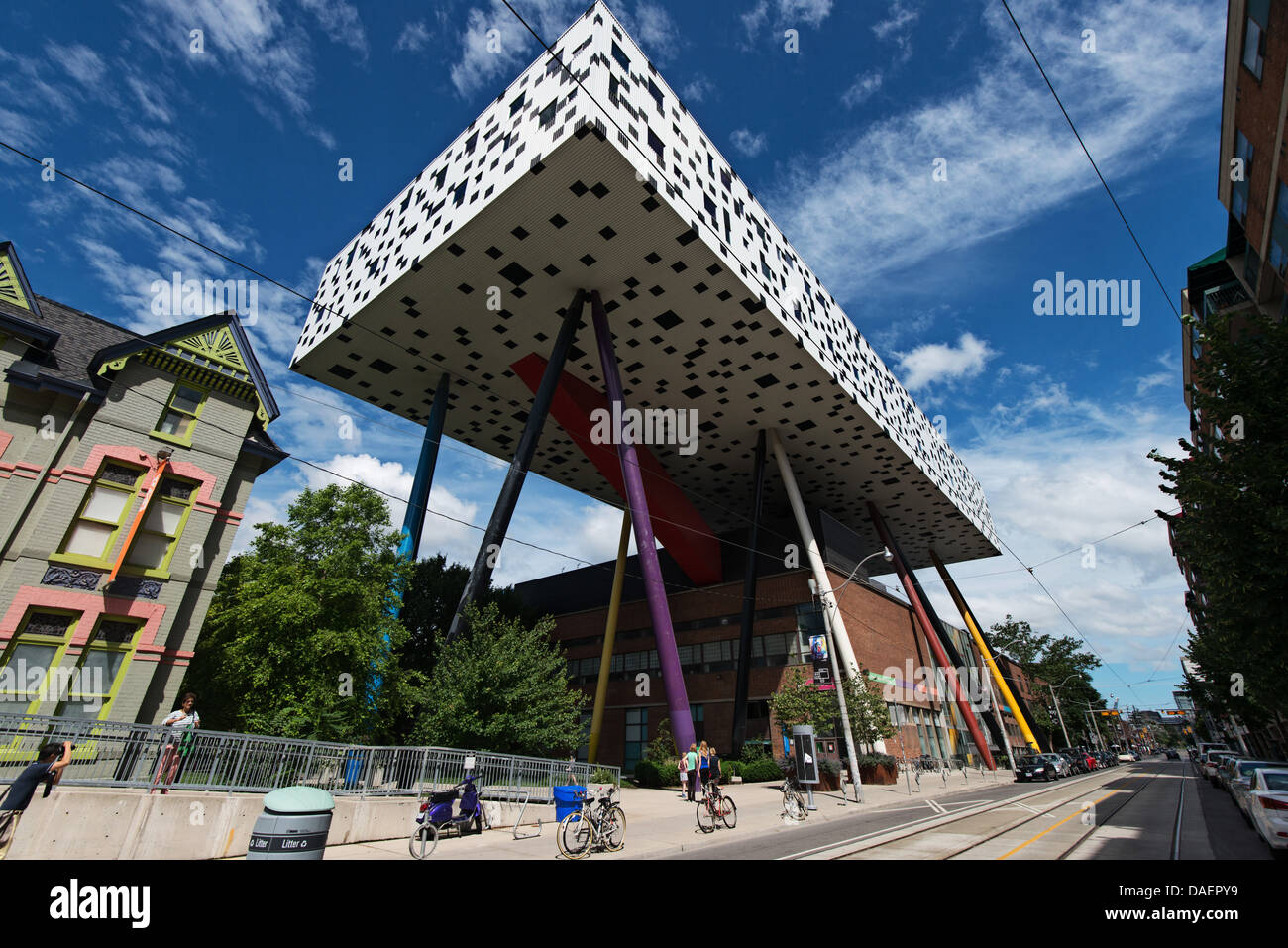 Ontario College of Art & Design, McCaul St, Toronto, Canada Stock Photo