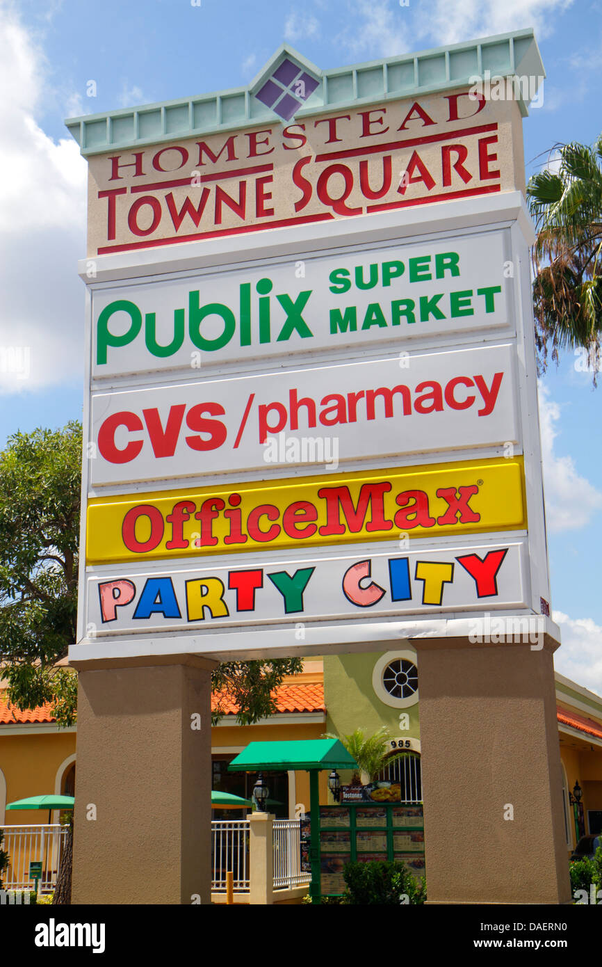 Miami florida strip mall sign hires stock photography and images Alamy