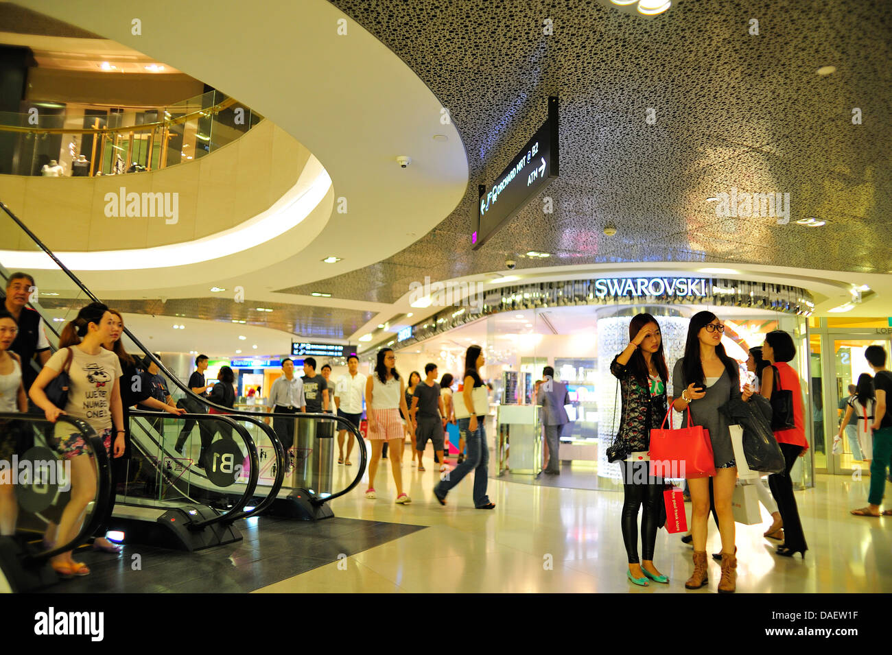Shoppers Orchard Road ION Mall Singapore Stock Photo
