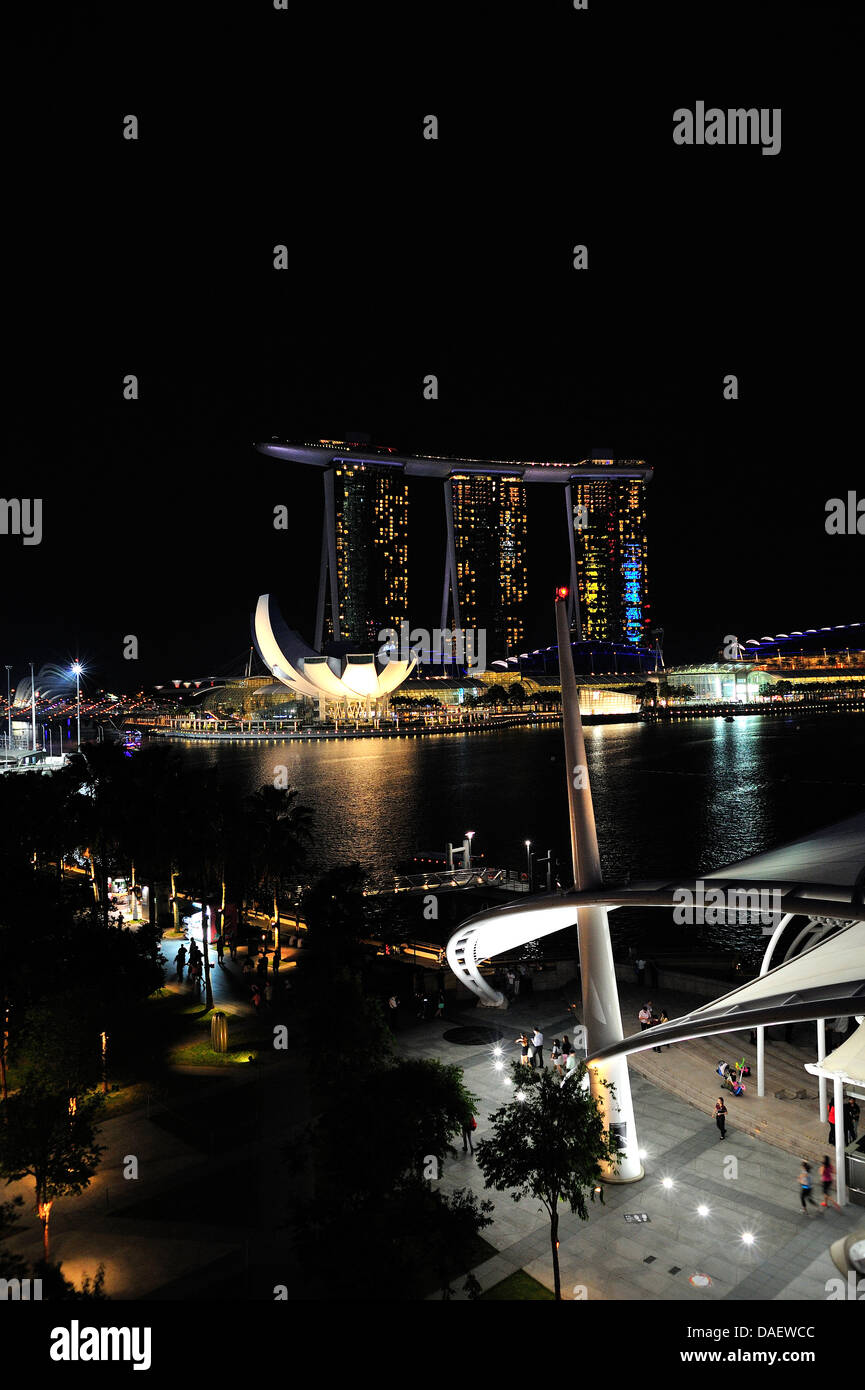 Marina bay sands hotel views hi-res stock photography and images - Alamy