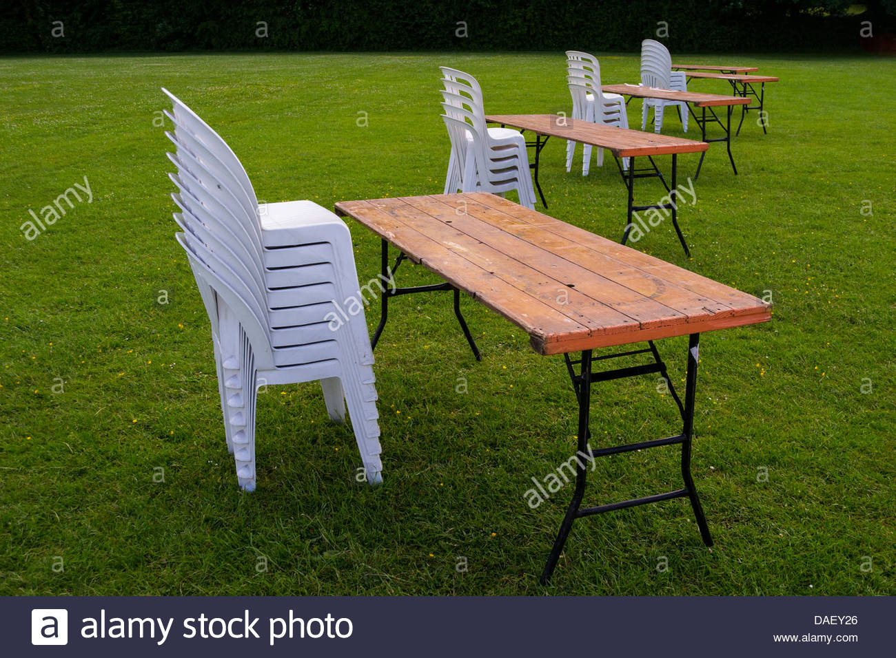 Stacked Tables And Chairs High Resolution Stock Photography and Images