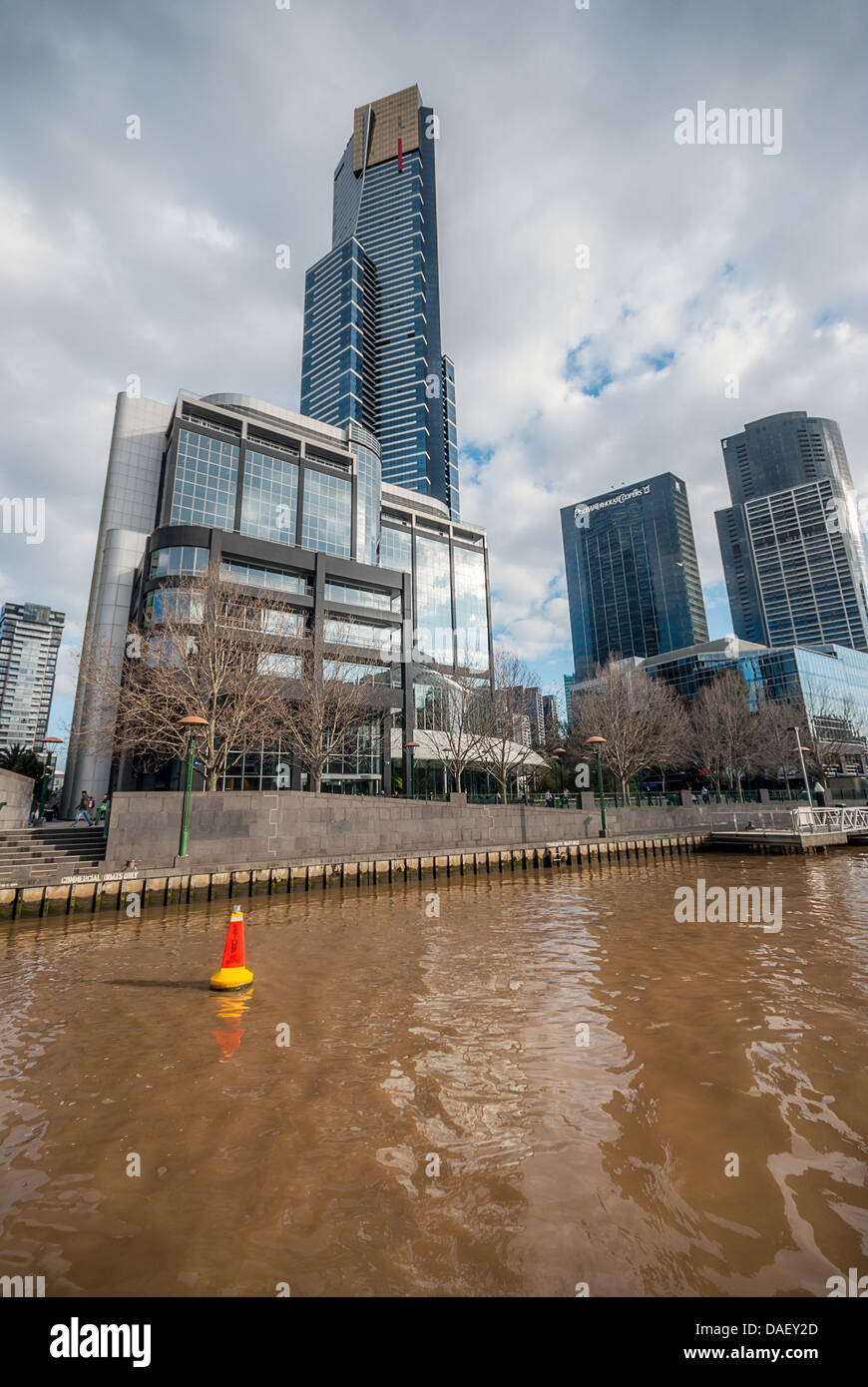 The Eureka tower, the tallest building in the central business district