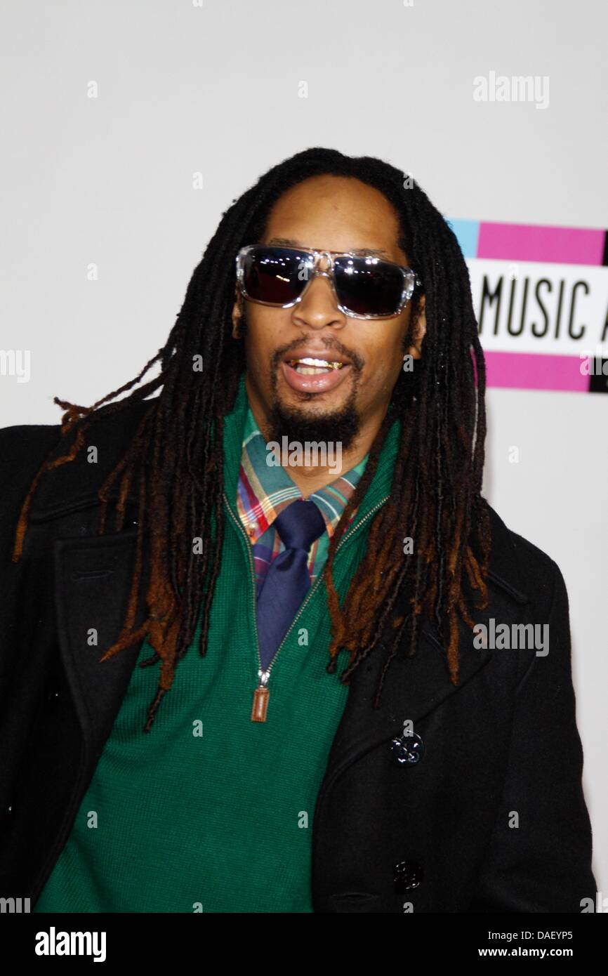 Rapper and producer Lil Jon arrives at the 2011 American Music Awards ...