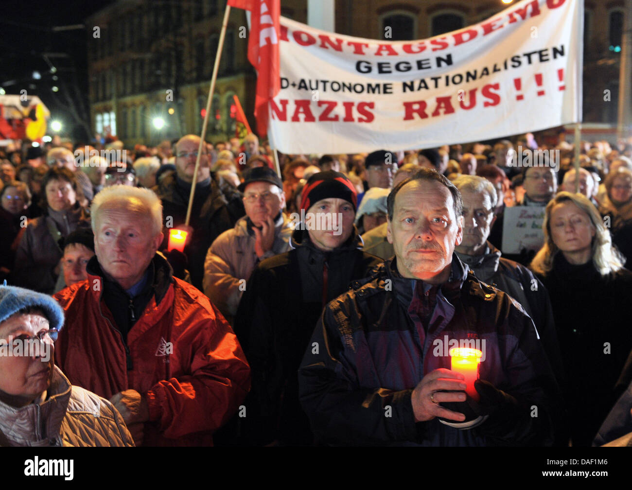 Hundreds of participants of a silent vigil remember the victims of the