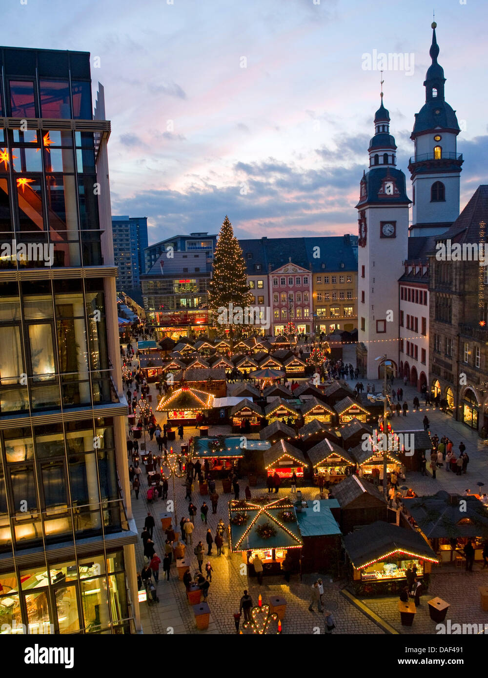 Chemnitz germany christmas market in hires stock photography and