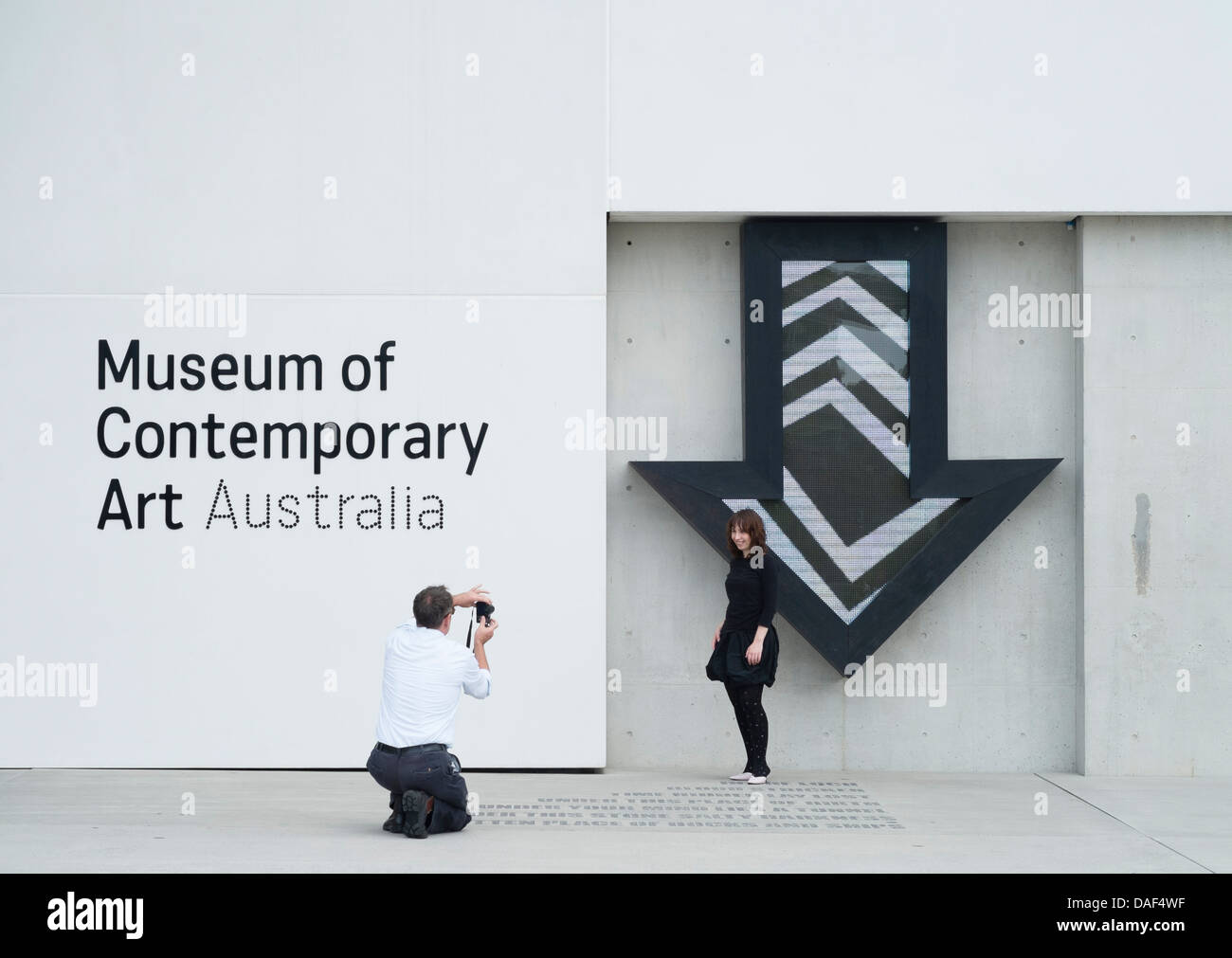 Museum of Contemporary Art in Sydney Australia Stock Photo