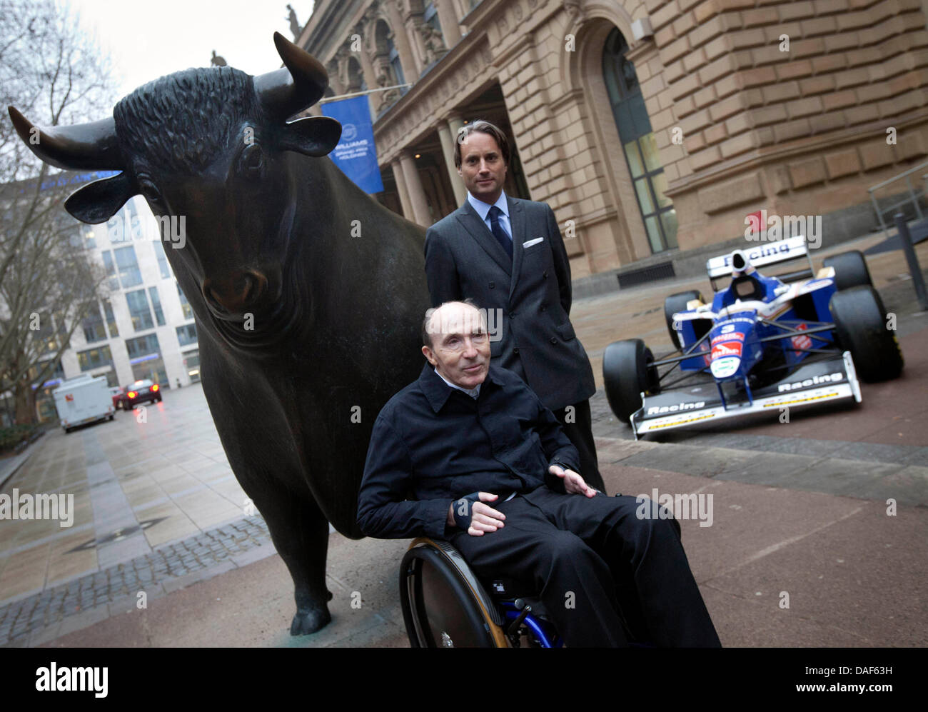Company founder and head of the Williams team Sir Frank Williams (below ...