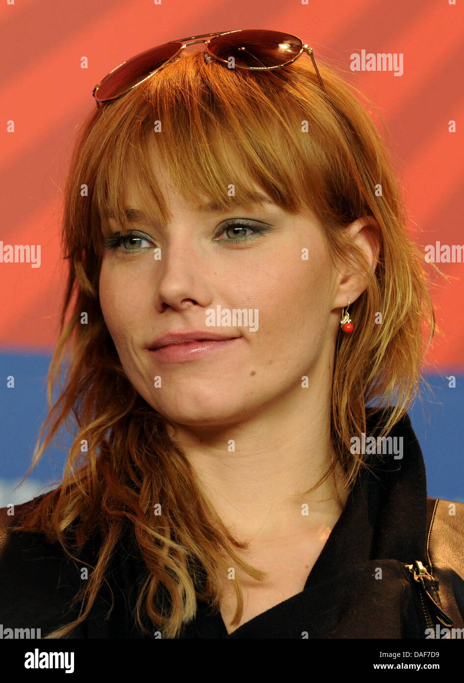 Polish actress Roma Gasiorowska attends the press conference for the film 'Suicide Room' ('Sala Samobojcow') during the 61st Berlin International Film Festival in Berlin, Germany, 12 February 2011. The film is running in the section Panorama Special of the International Film Festival. The 61st Berlinale takes place from 10 to 20 February 2011. Photo: Tim Brakemeier dpa Stock Photo