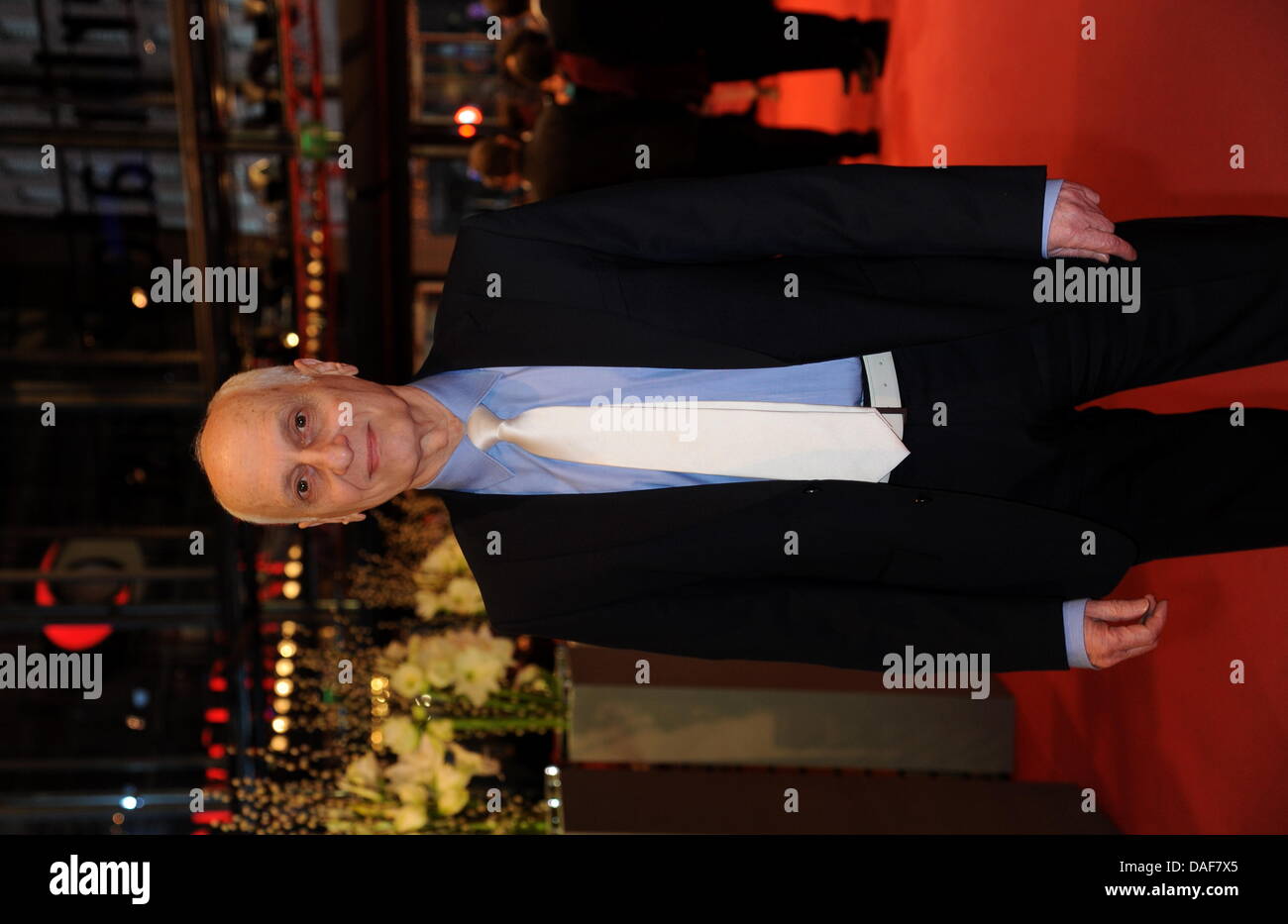French director Michel Ocelot arrives for the premiere of the animationsfilm 'Tales Of The Night' ('Les Contes De La Nuit') during the 61st Berlin International Film Festival in Berlin, Germany, 13 February 2011. The film runs in the competition of the International Film Festival. The 61st Berlinale takes place from 10 to 20 February 2011. Photo: Britta Pedersen dpa Stock Photo