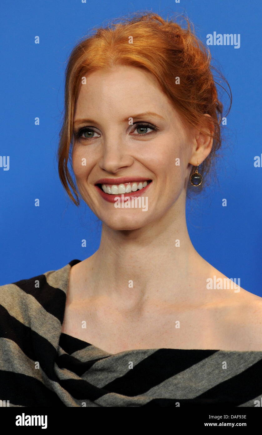 US actress Jessica Chastain poses during the photocall for the US actress Jessica Chastain poses during the photocall for the