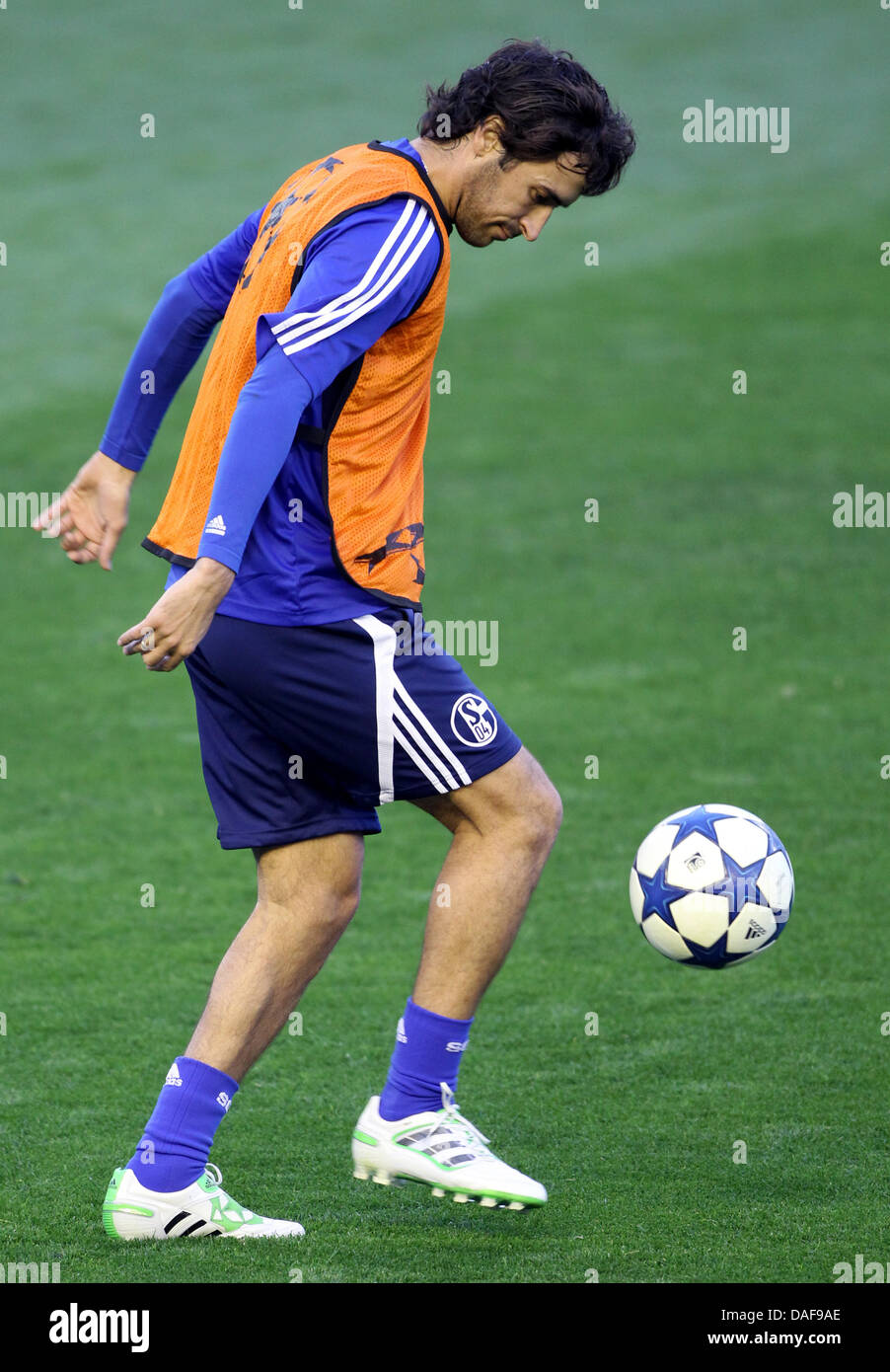 During training at the mestalla stadium hi-res stock photography and ...