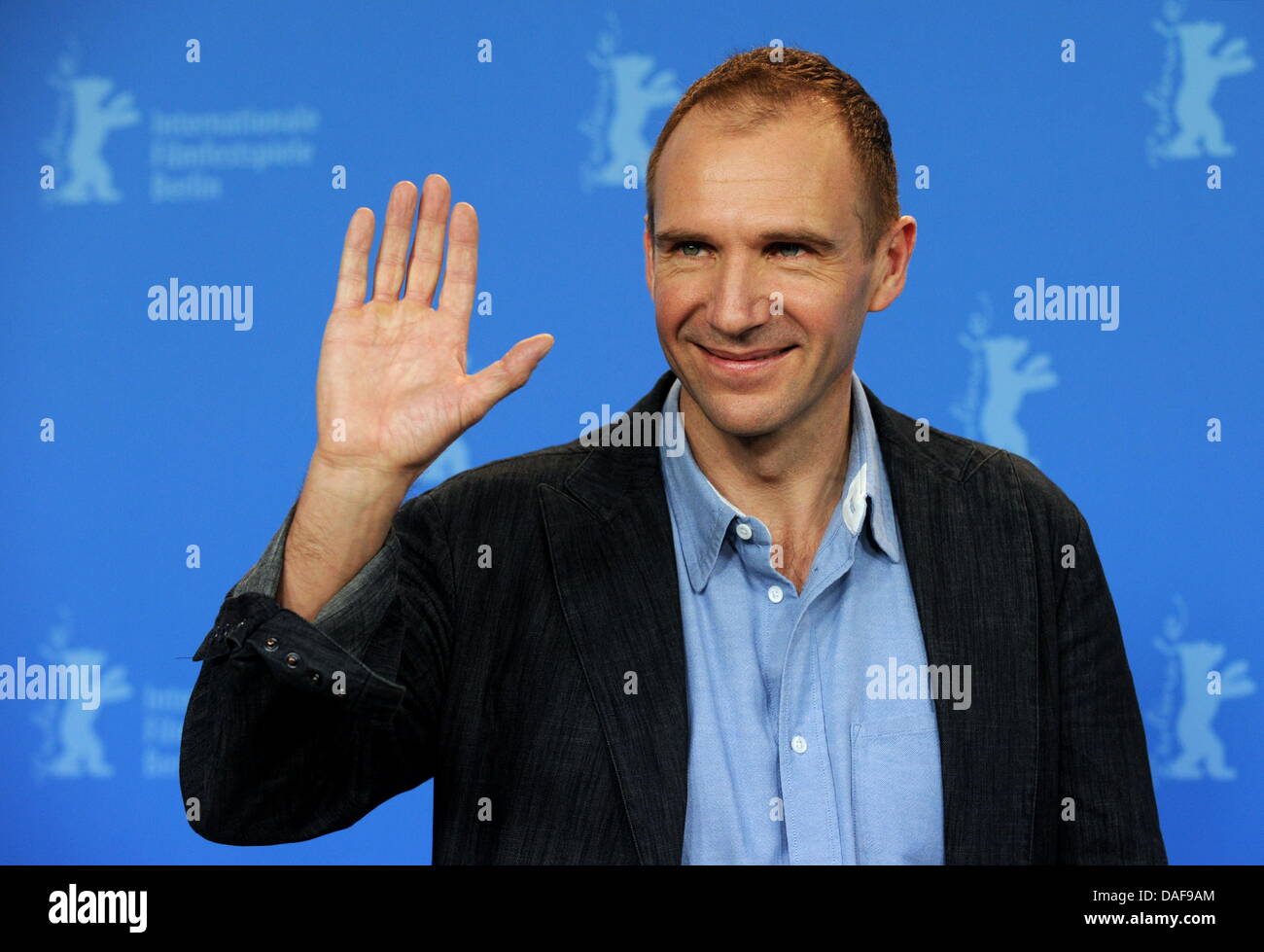 British actor Ralph Fiennes poses during the photocall for the film ...