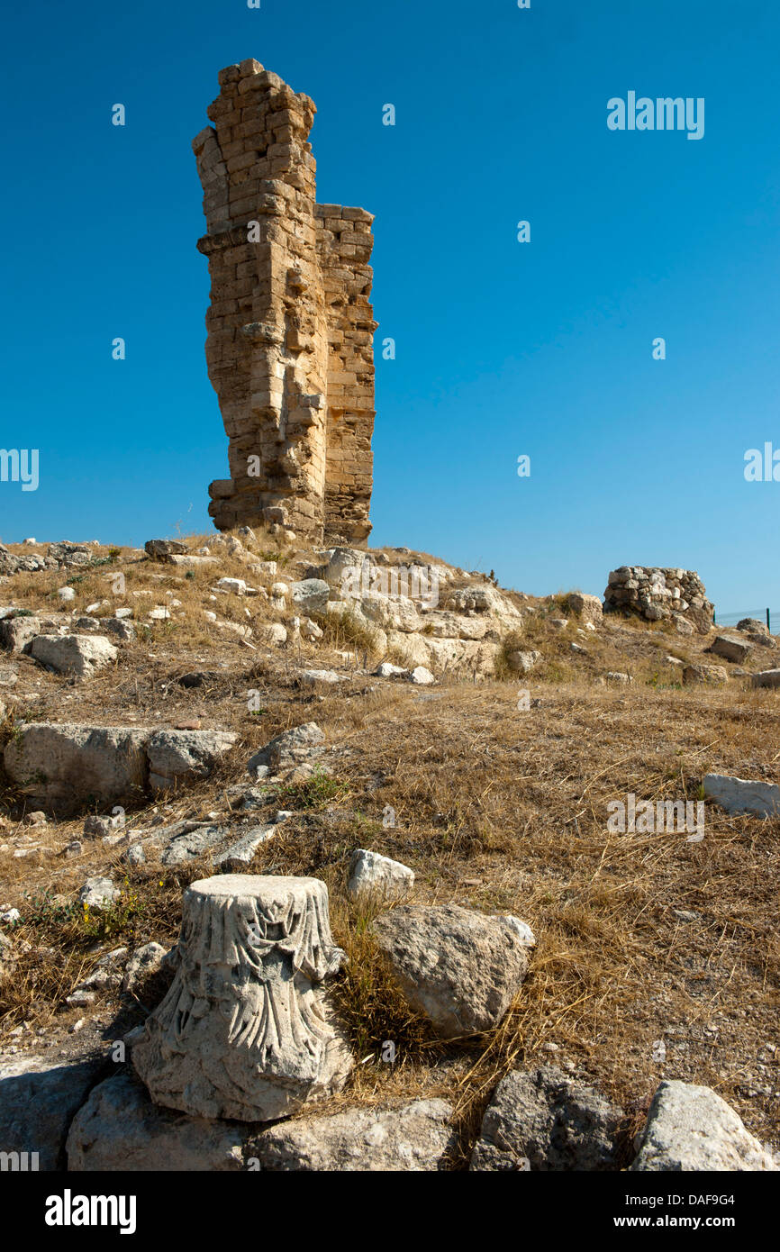 Türkei, Provinz Icel (Mersin), Reste der Apsis der Basilika der Hl. Thekla bei Silifke Stock Photo