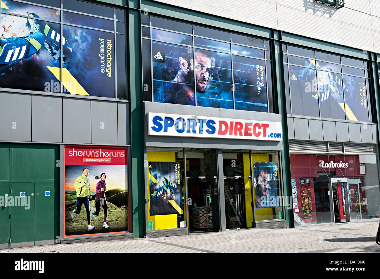 sports direct Birmingham bullring fashion store Stock Photo Alamy