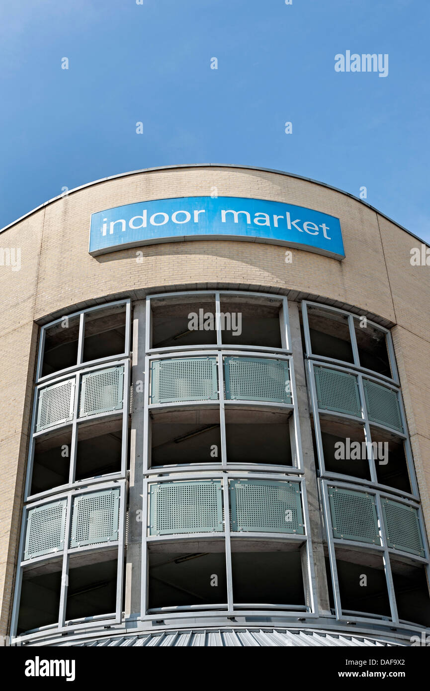 indoor markets Birmingham near the bullring shopping centre Stock Photo