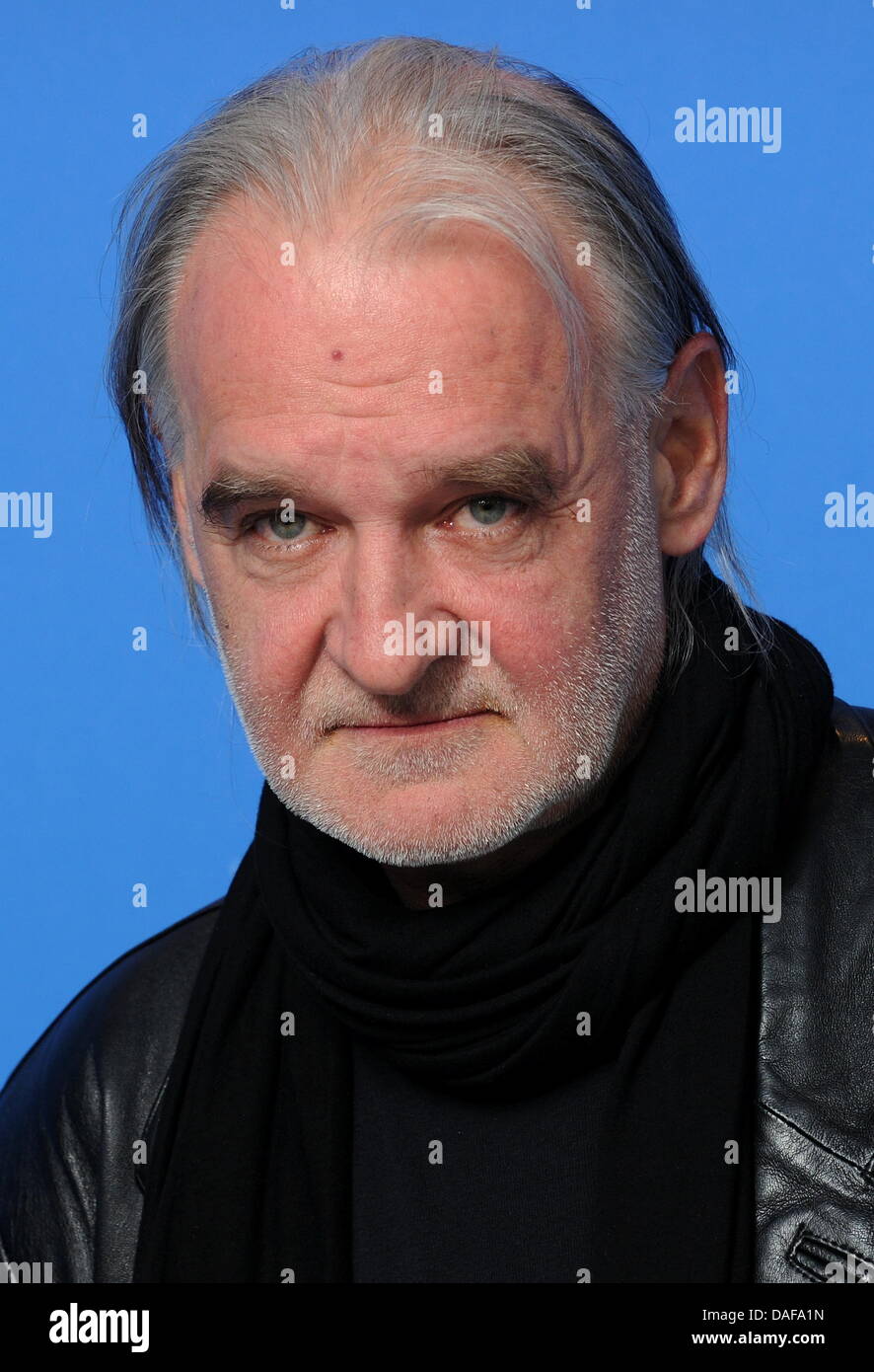 Hungarian director Bela Tarr poses during the photocall for the film 'The Turin Horse' ('A Torinoi Lo') during the 61st Berlin International Film Festival in Berlin, Germany, 15 February 2011. The film is shown in the competition program section of the International Film Festival. The 61st Berlinale takes place from 10 to 20 February 2011. Photo: Tim Brakemeier Stock Photo