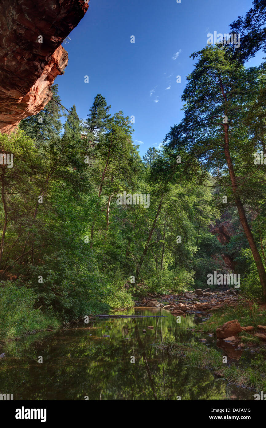 USA, Arizona, Sedona, Oak Creek Canyon, West Fork Trail Stock Photo Alamy