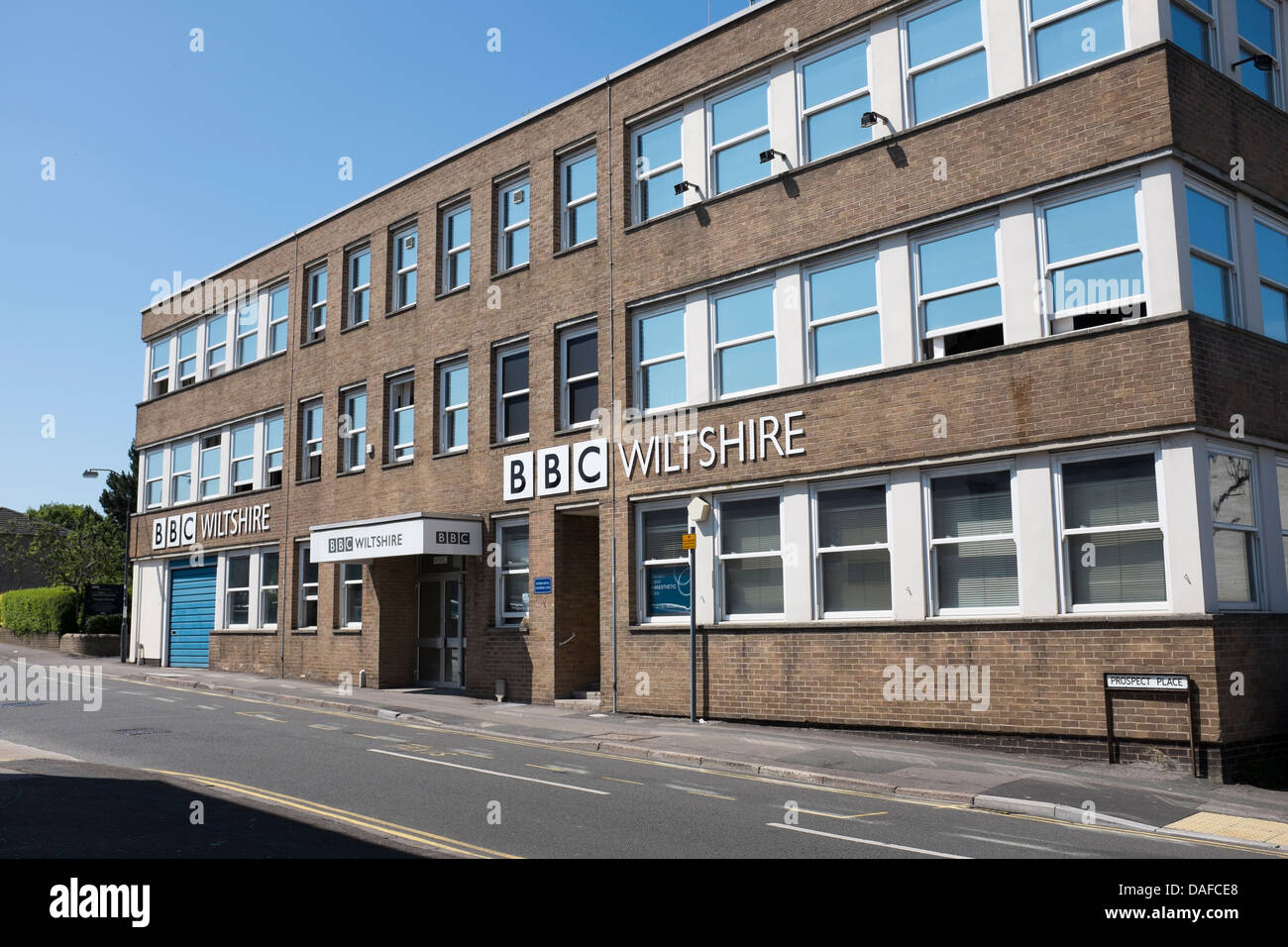 BBC Wiltshire Studios and Offices SWindon Stock Photo
