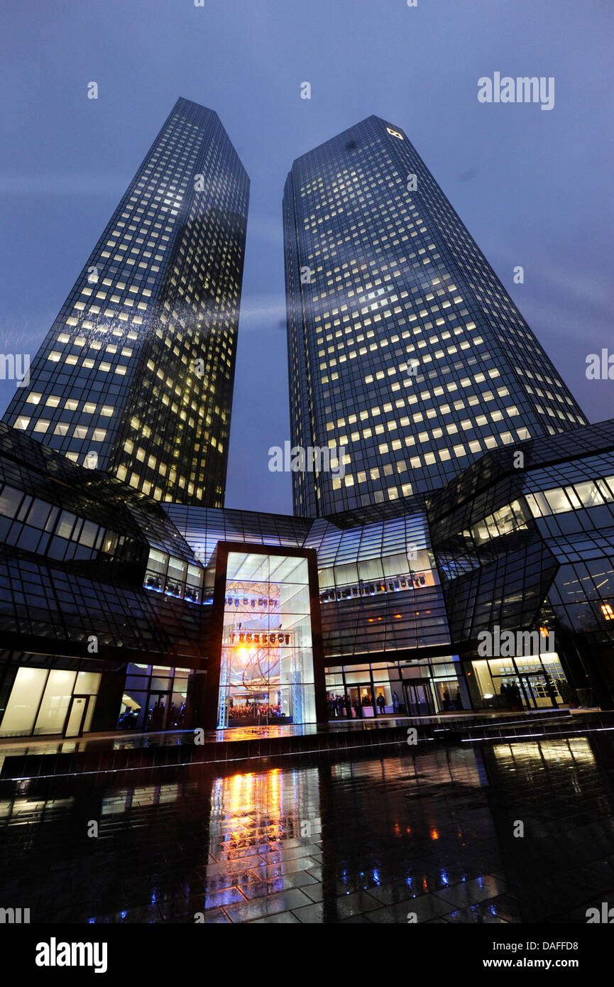 3 Deutsche Bank Headquarters In Frankfurt Am Main During