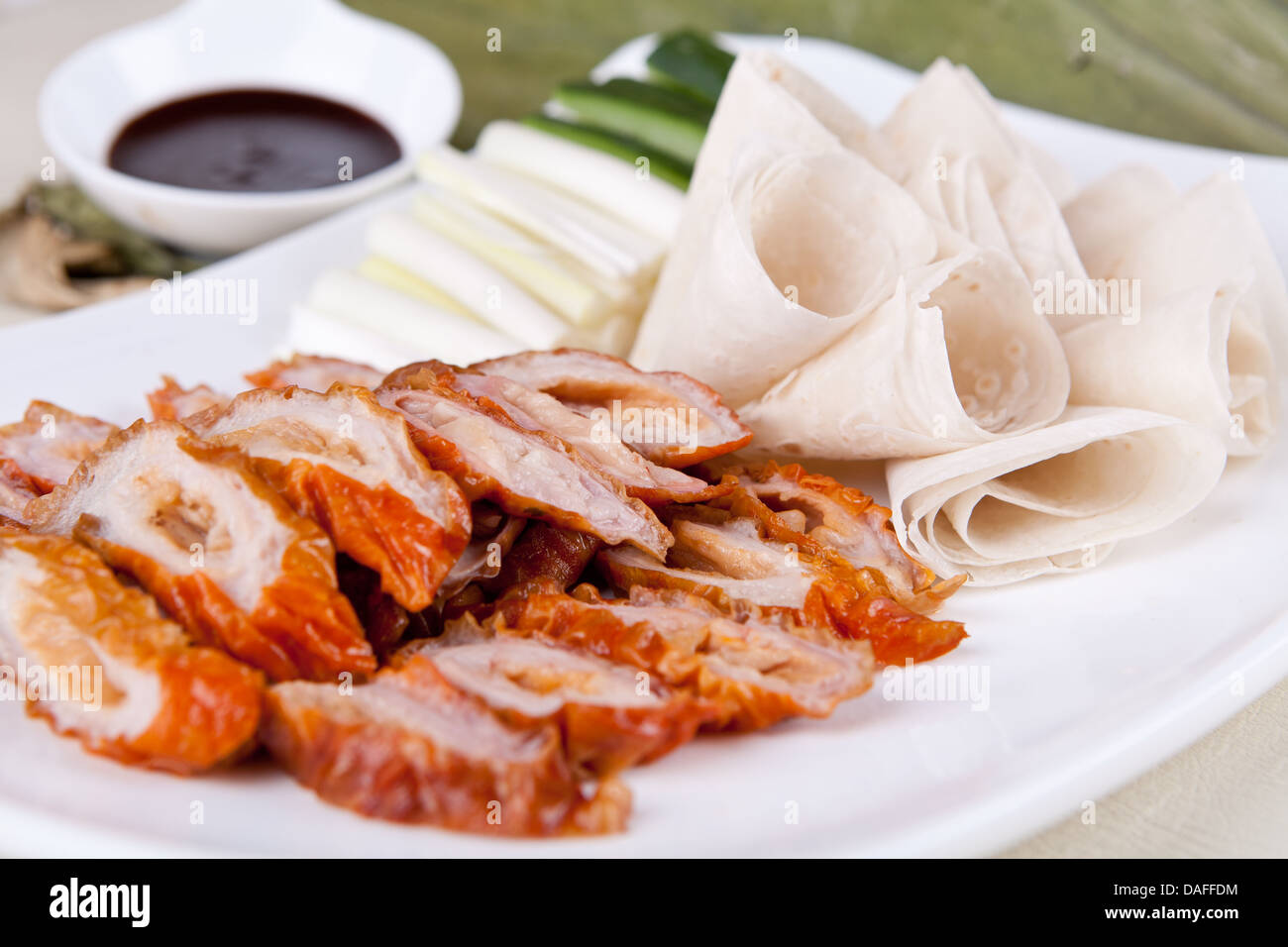 food in china fried duck meat Stock Photo Alamy