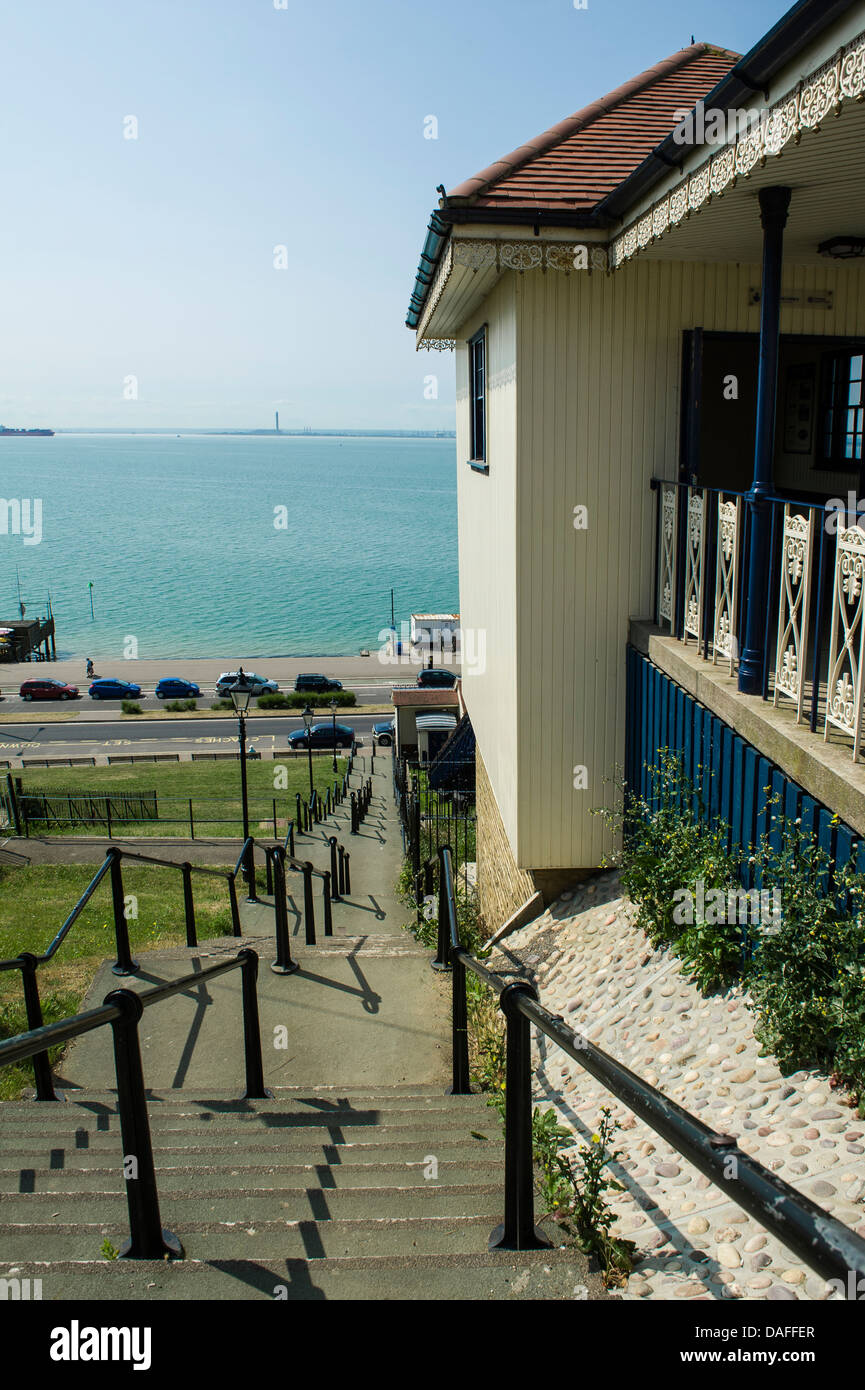 The cliff lift, Southend on sea Stock Photo