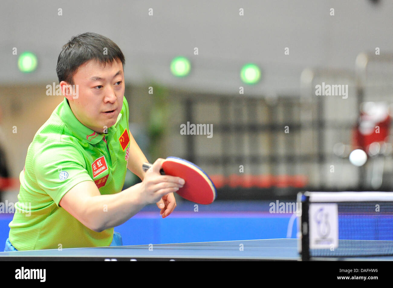 China's Ma Lin competes in the International Table Tennis Federation