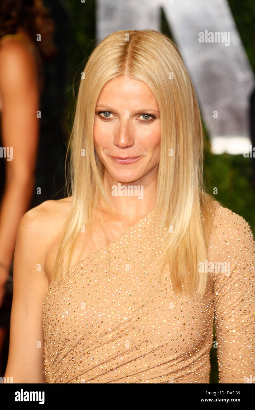 US actress Gwyneth Paltrow arrives for the Vanity Fair Academy Awards