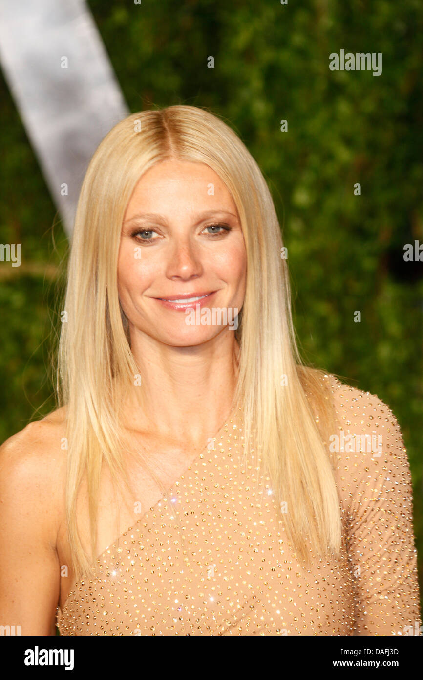 US actress Gwyneth Paltrow arrives for the Vanity Fair Academy Awards