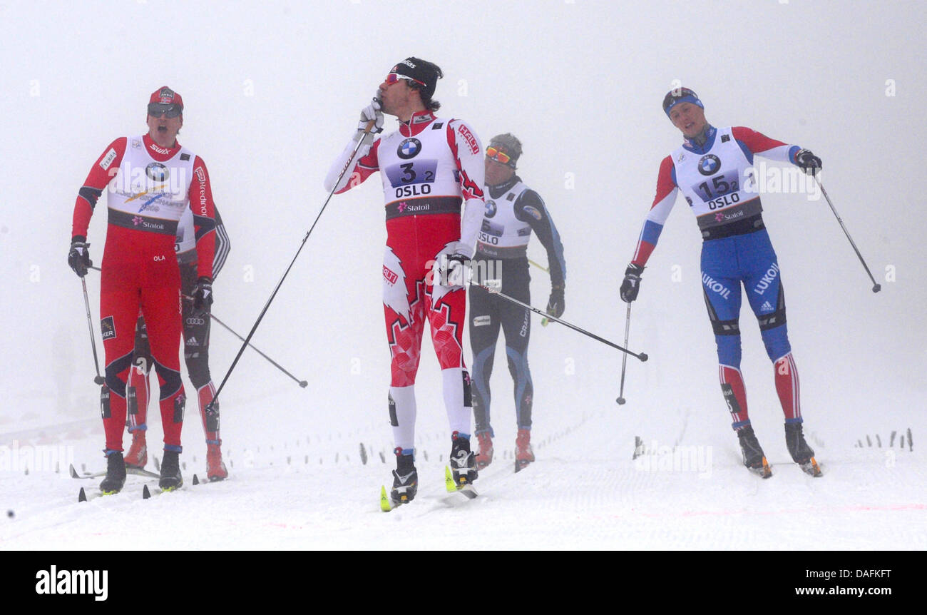 Alex Harvey M Of Canada Celebrates After Crossing The Finish