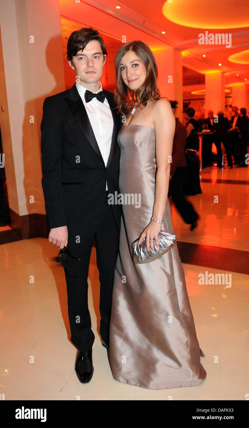 British actor Sam Riley (L) and his wife German actress Alexandra Maria Lara attend the 24th European Film Award at the Tempodrom venue in Berlin, Germany, 3 December 2011. The award is considered the 'European Oscar' and is annually awarded in European capitals. Photo: Britta Pedersen Stock Photo