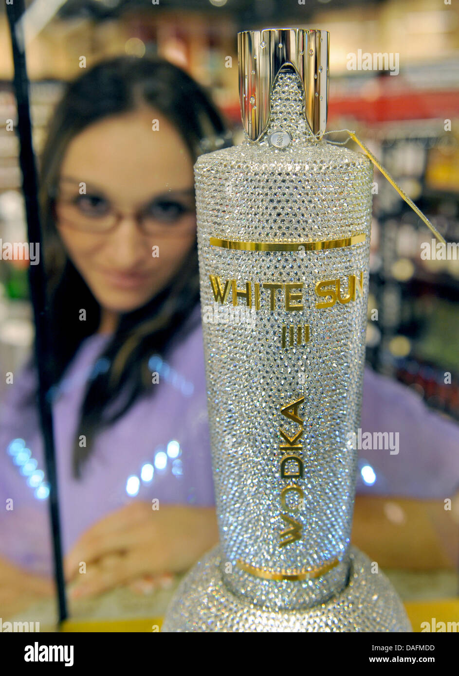 Marika presents the world's most expensive vodka bottle worth one