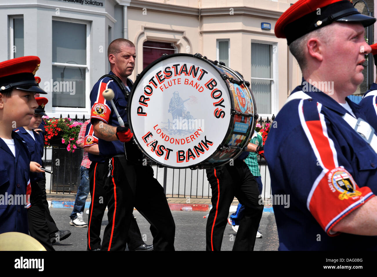 Orangemen parading in northern ireland hires stock photography and