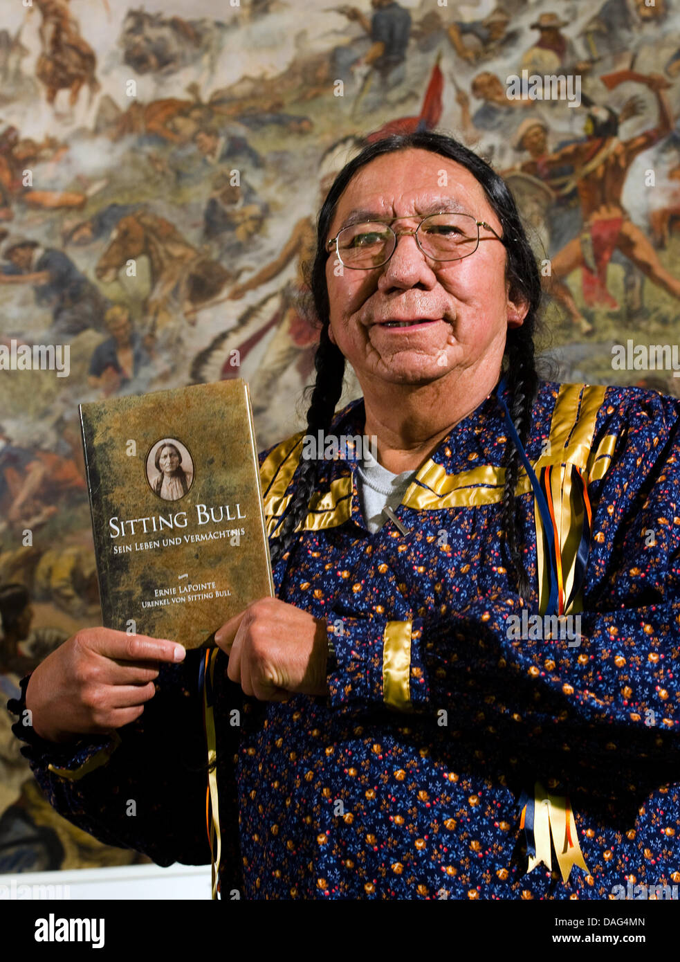 Ernie LaPointe, greatgrandson of Hunkpapa Lakota Sioux chief Sitting