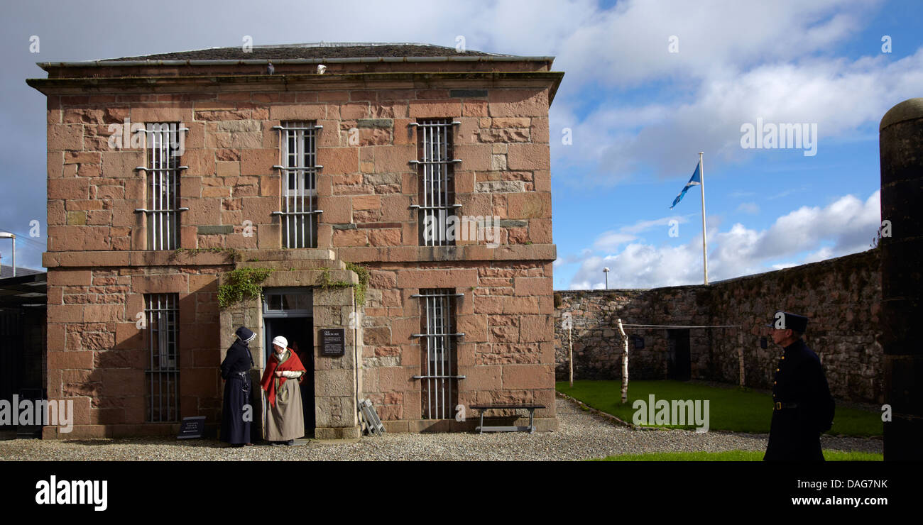 Europe, UK, Scotland, historical jail in Inveraray Stock Photo