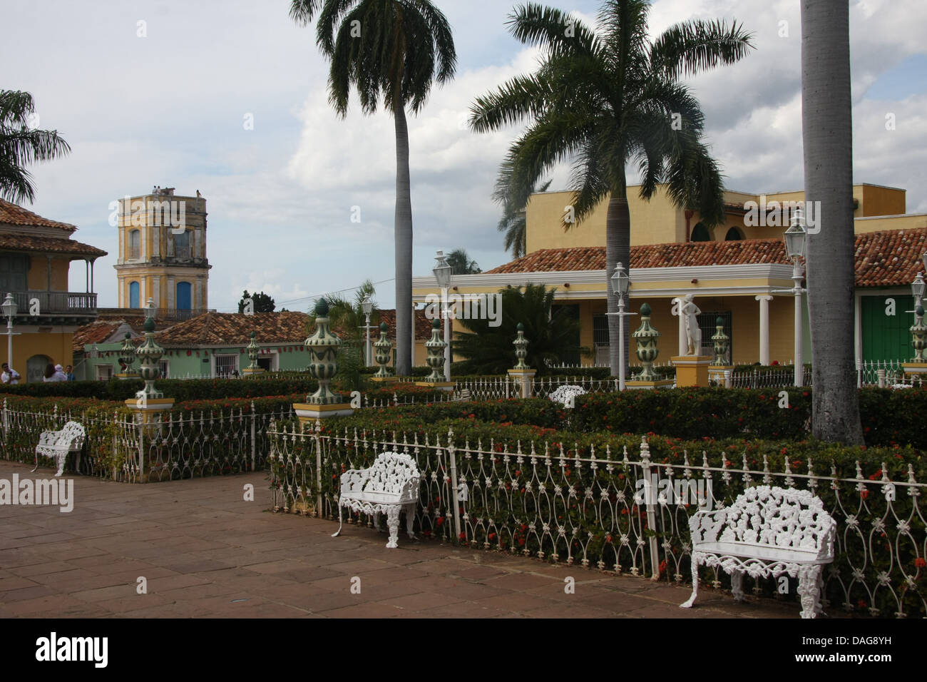 Main square, Trinidad, Cuba Stock Photo