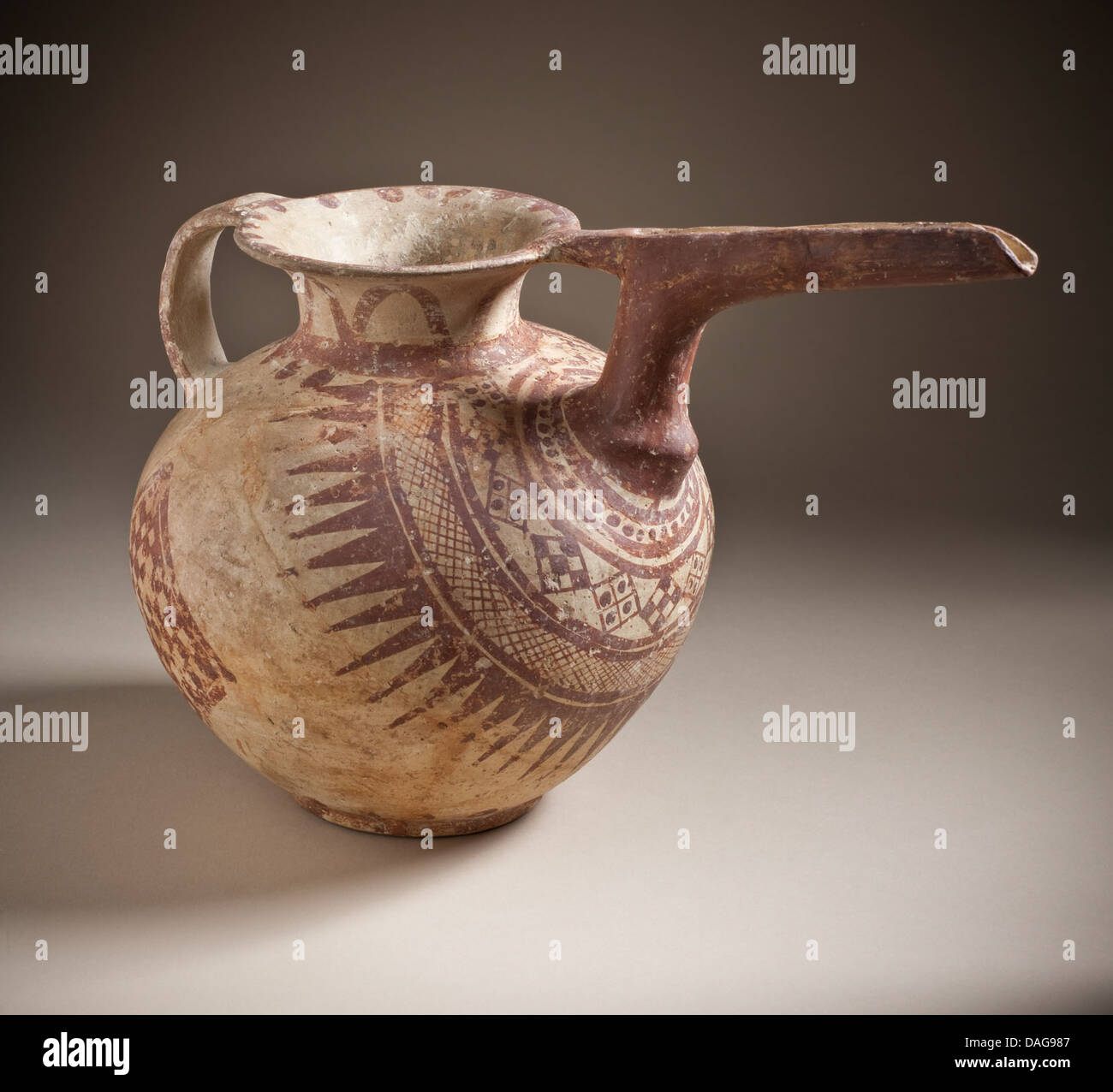 Spouted vessel (Sialk Cemetery B style) LACMA M.76.174.174 Stock Photo