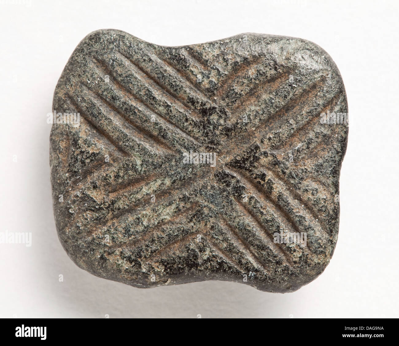 Stamp Seal, Gabled with Rounded Back LACMA M.76.174.518 Stock Photo